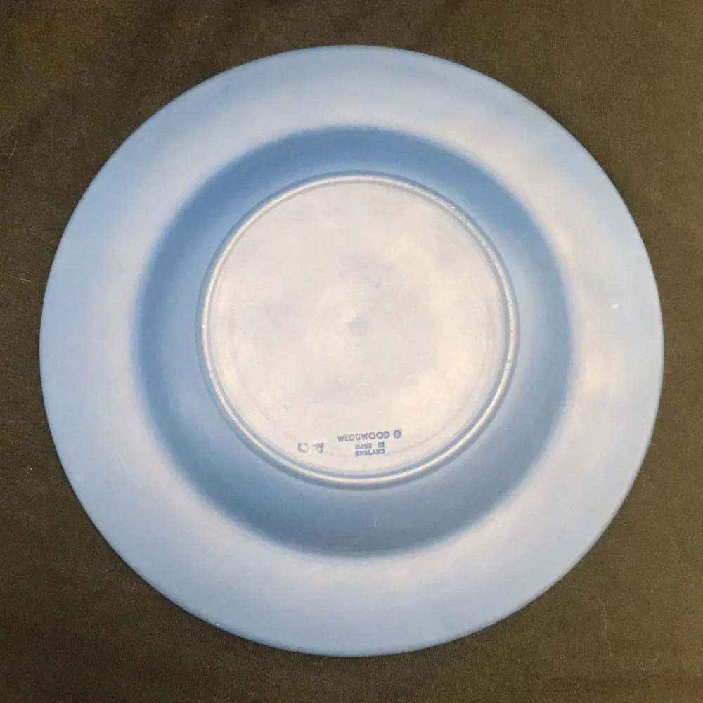Wedgwood Jasperware Royal Blue/White Relief Silver‎ Jubilee Ashtray